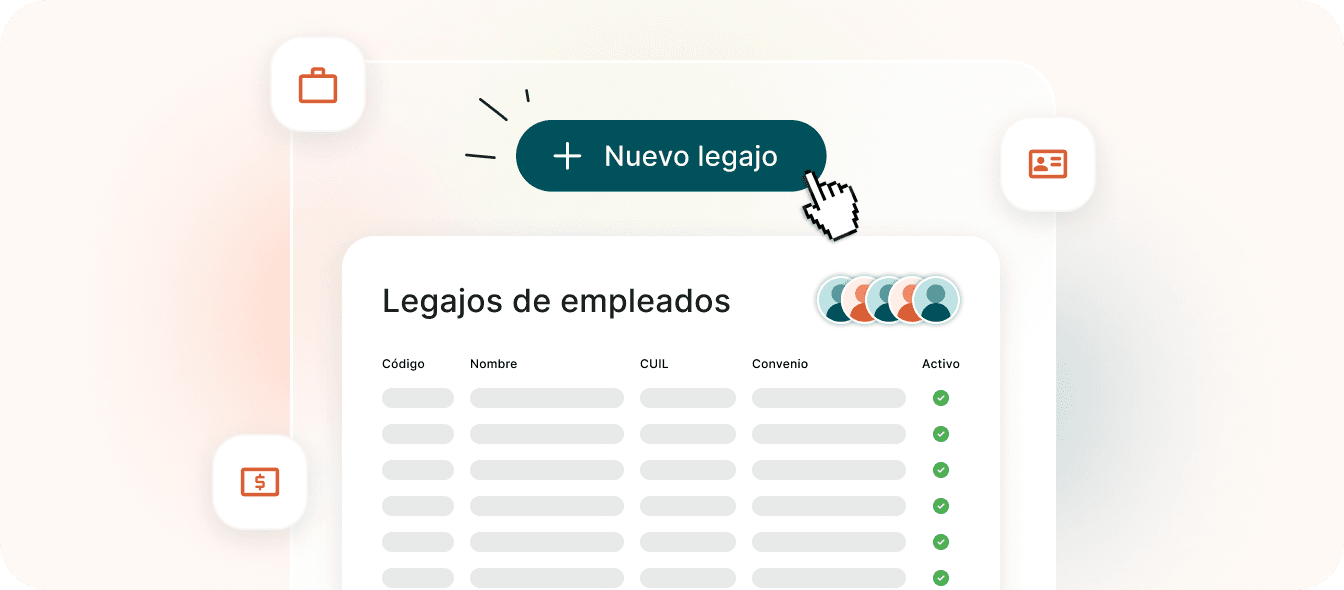 Legajos centralizados