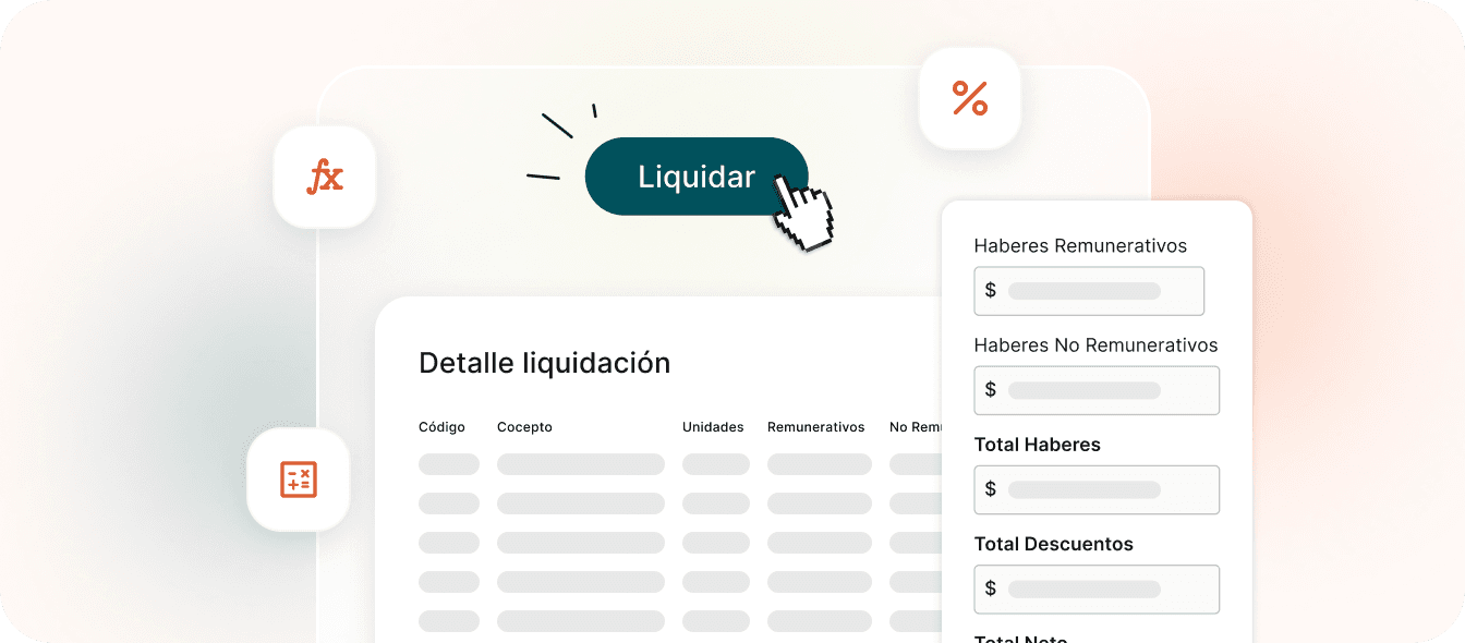 Cálculo automático de sueldos y cargas